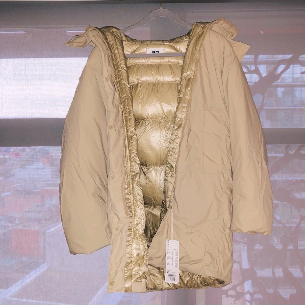 Uniqlo U Beige Puffer Parka